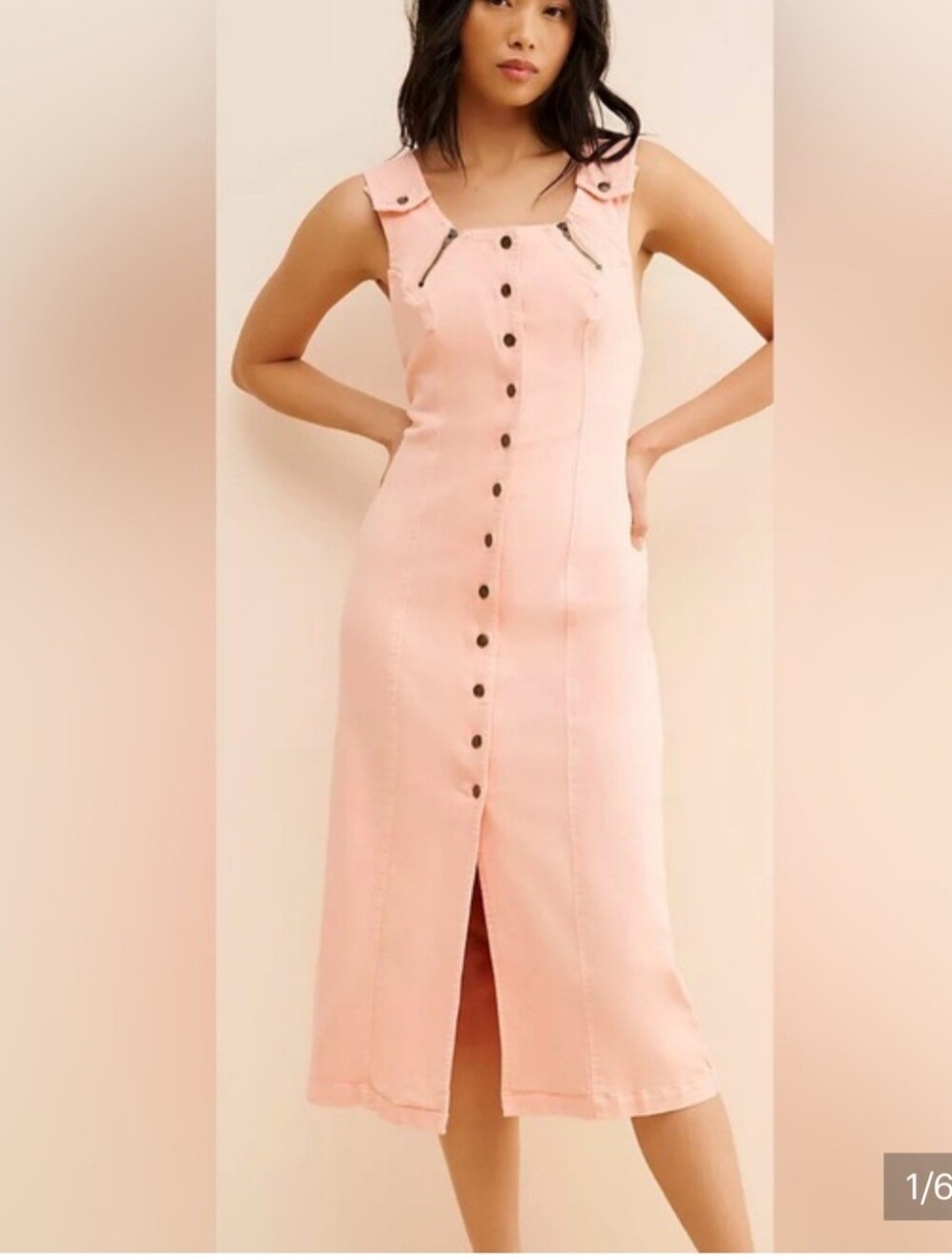 NWOT Free People Desert Desire Midi Dress